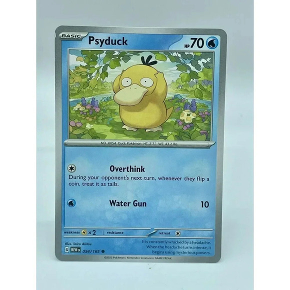 Psyduck 054/165 S&V MEW 151 Common Non Holo‎ Pokemon TCG Mint Unplayed - Picture 1 of 6